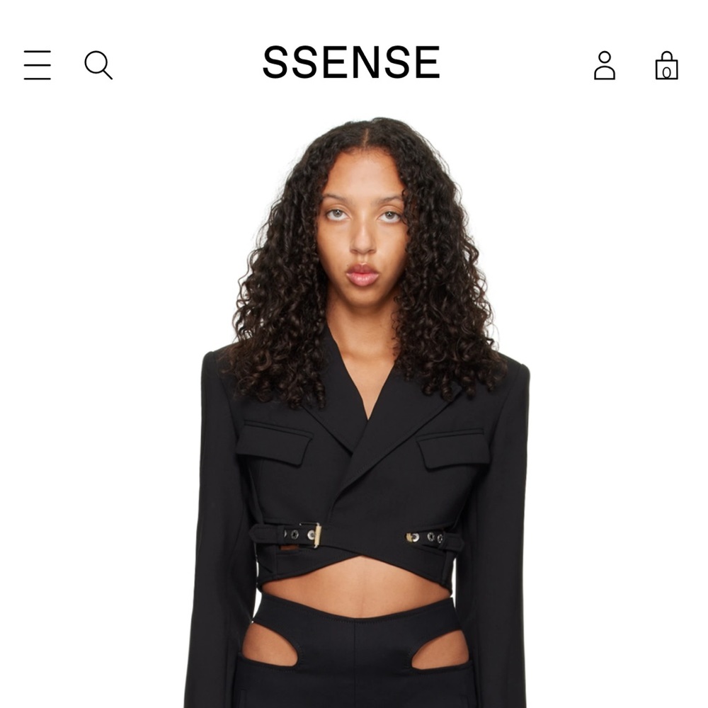 Dion lee cropped blazer